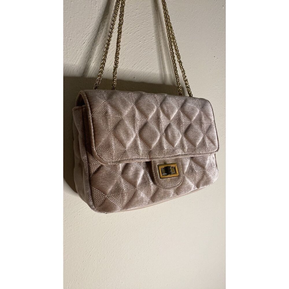 NWOT Charming Charlie Velour Embroidered Purse